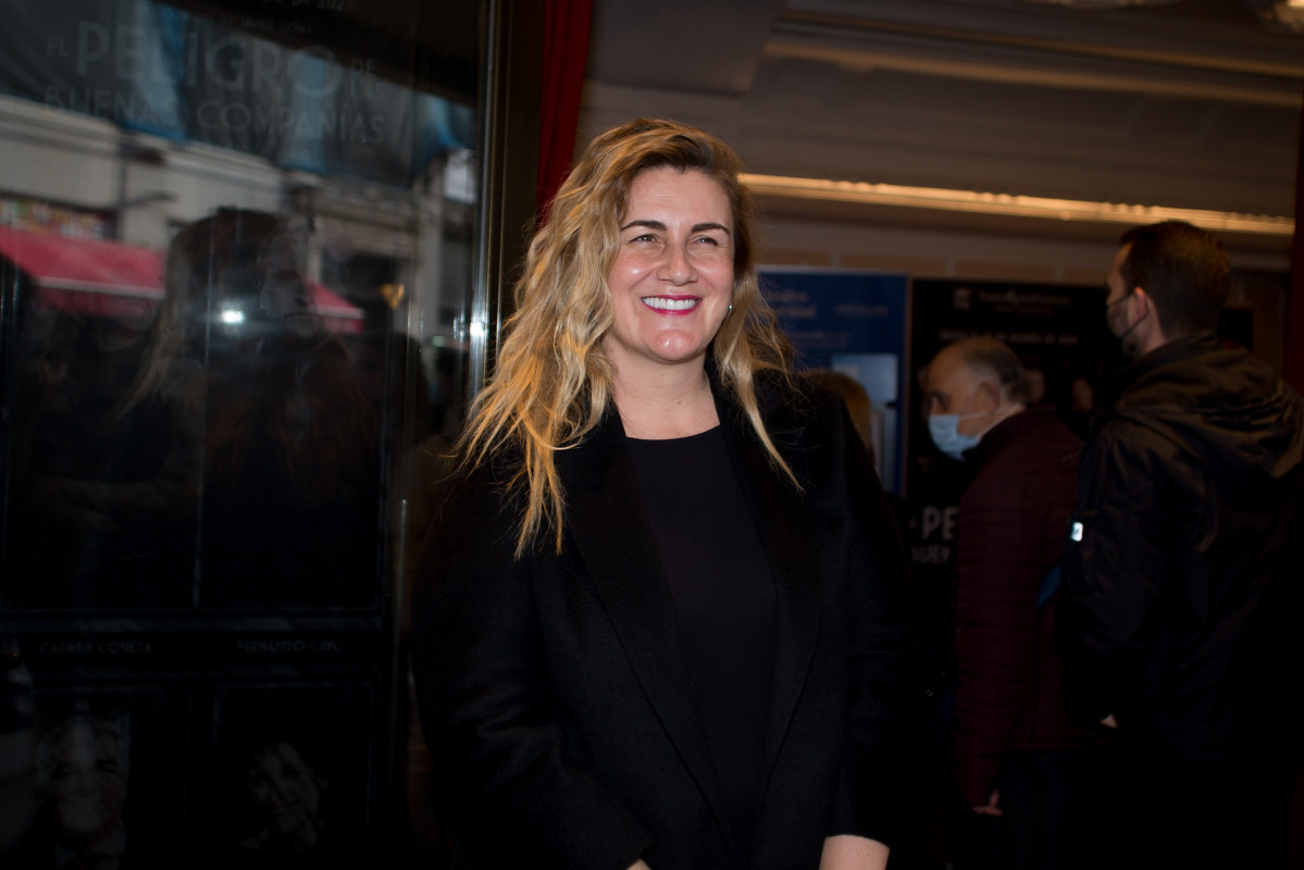 EuropaPress 4311191 carlota corredissa arriba teatre reina victòria 12 març 2022 madrid espana