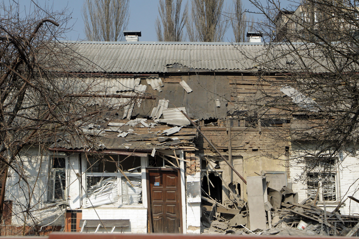 EuropaPress 4339451 març 23 2022 kyiv ukraine kyiv ukraine març 23 2022 half destroyed house