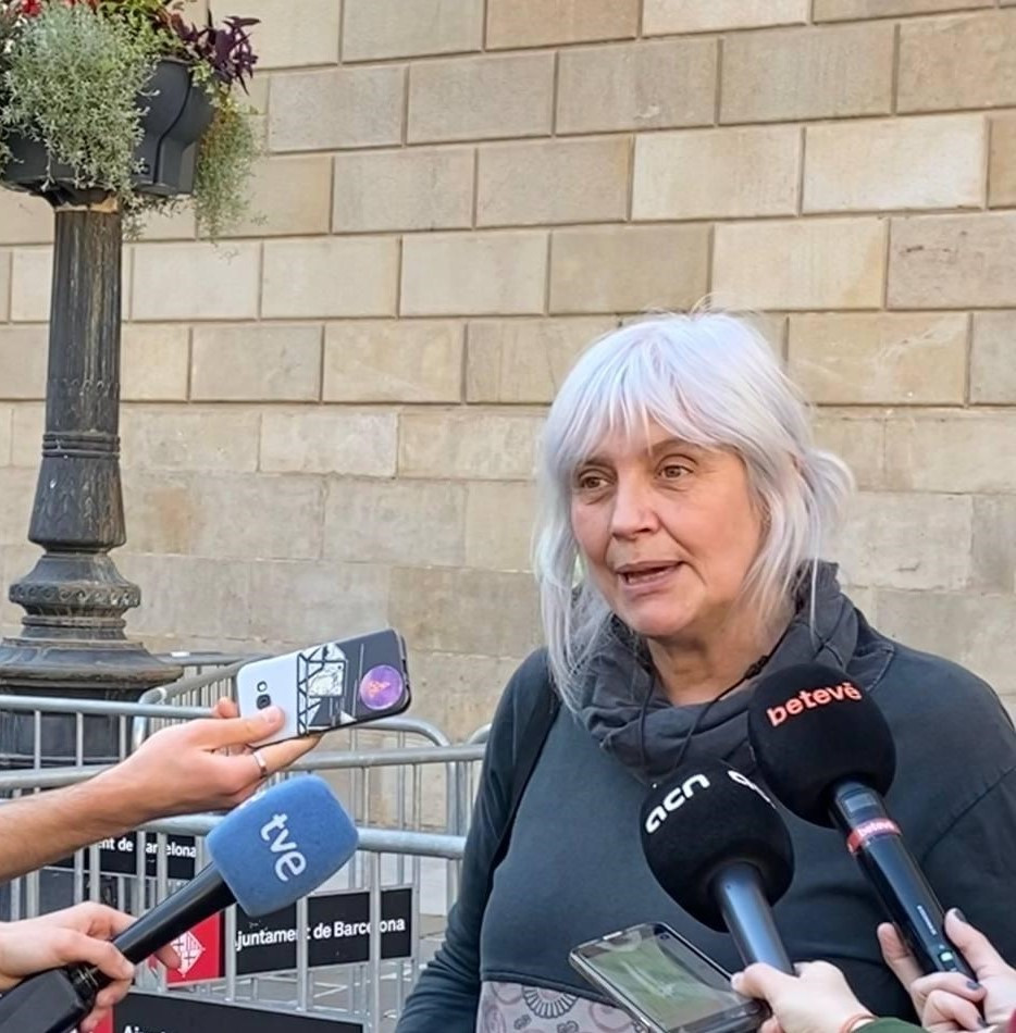 La líder de la CUP en el Parlament, Dolors Sabater