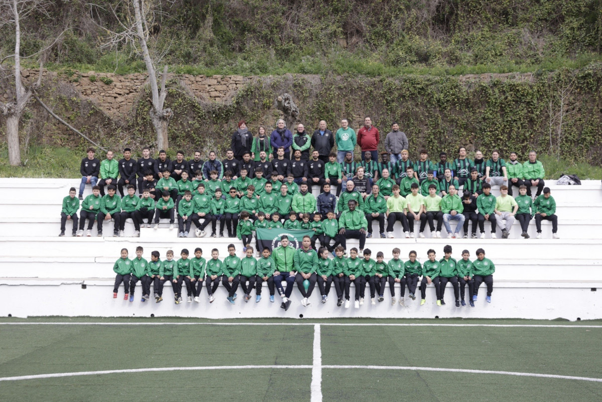 El campo de fútbol del barrio barcelonés del Carmel, en el distrito de Horta-Guinardó