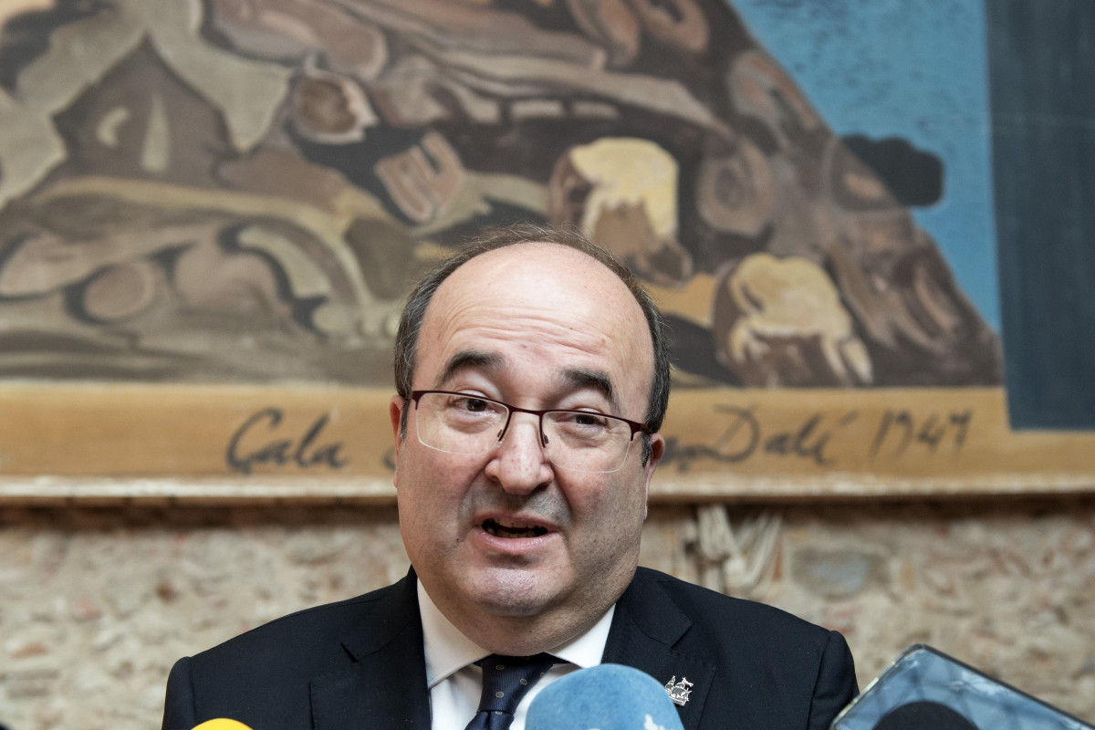 El ministre de Cultura i Esport, Miquel Iceta, en una foto del fitxer.