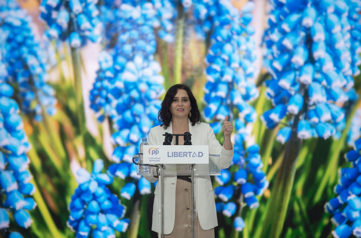 La presidenta de la Comunitat de Madrid i candidata a la reelecció, Isabel Díaz Ayuso