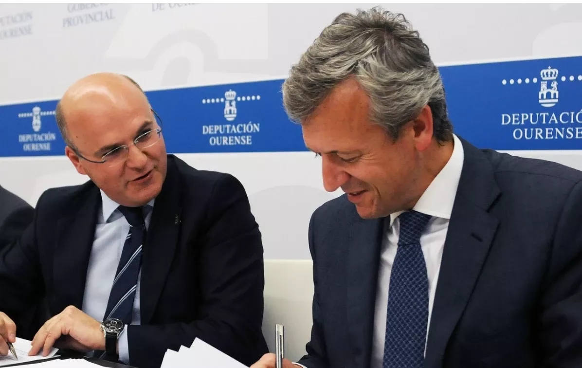 Alfonso Rueda i Manuel Baltar en una imatge d'arxiu