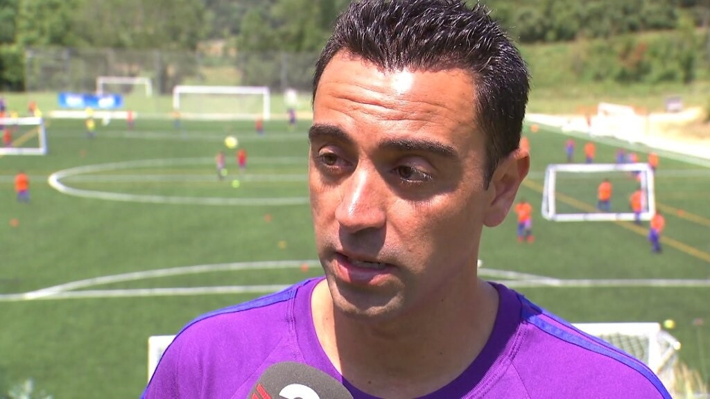 El jugador de l?Al-Sadd i exjugador del FC Barcelona Xavi Hernández