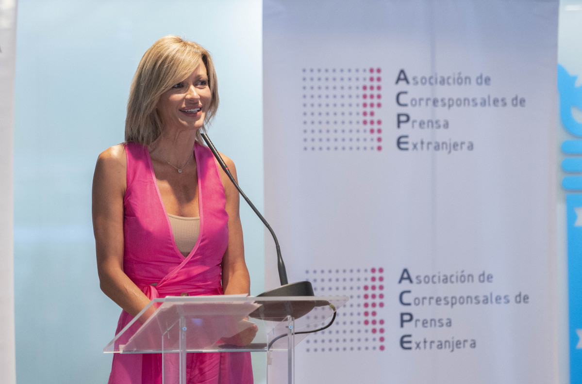 EuropaPress 3921531 periodista susana gris cerimònia entrega premis periodisme internacional