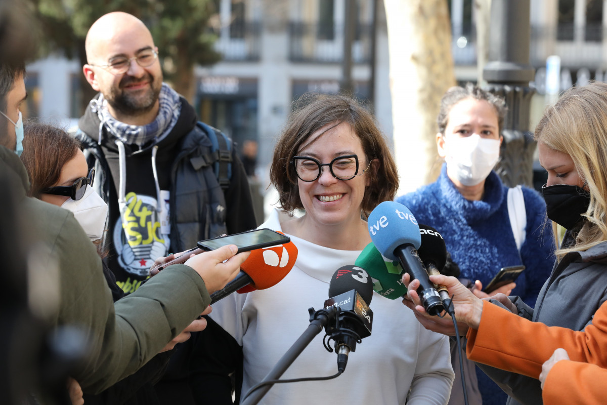 Arxiu - La diputada del Parlament i portaveu de la CUP, Eulàlia Reguant