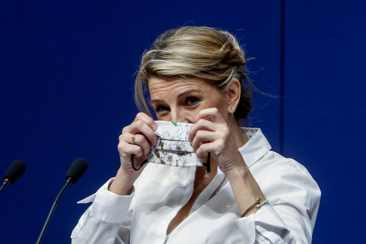 EuropaPress 4238852 vicepresidenta segona ministra treball economia social iolanda diaz col·loca