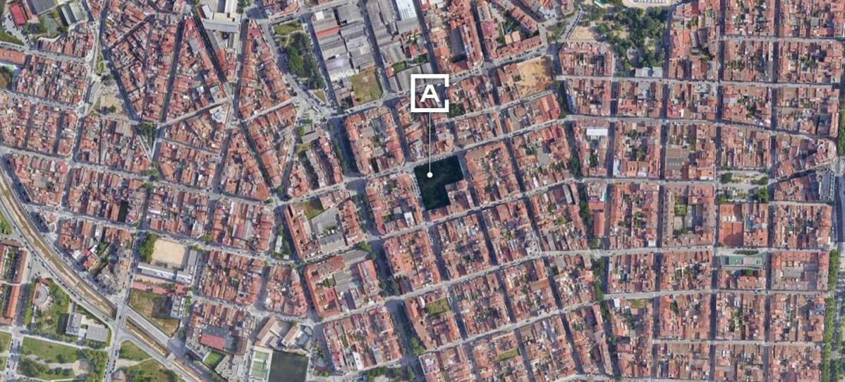 Imatge aèria de Terrassa