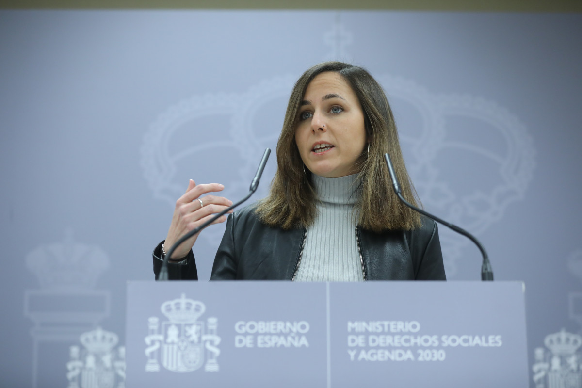 Arxiu - La ministra de Drets Socials i Agenda 2030, Ione Belarra.