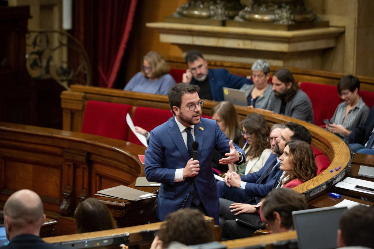 EuropaPress 4409860 president generalitat per aragons intervé sessió plenària parlament