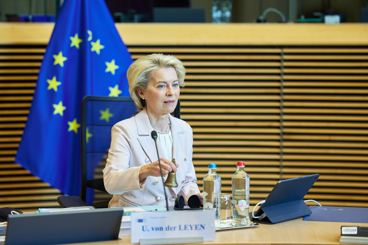 EuropaPress 4410158 handout 27 april 2022 belgium brussels president of the european commission