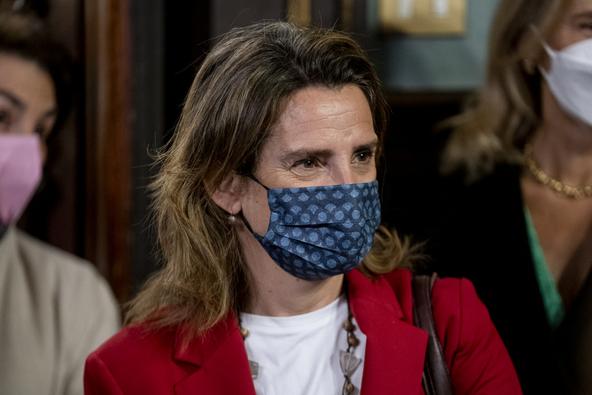 La vicepresidenta tercera i ministra per a la Transició Ecològica i el Repte Demogràfic, Teresa Ribera, en una imatge d'arxiu.