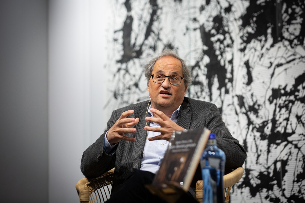 Arxiu - L'expresident de la Generalitat de Catalunya, Quim Torra, presenta el llibre 'Les hores greus. Dietari de Canonges' a la Llibreria Ona a Barcelona (Catalunya, Espanya), 15 de març de 2