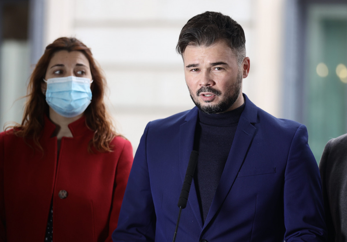Arxiu - El portaveu parlamentari d'ERC al Congrés, Gabriel Rufián.