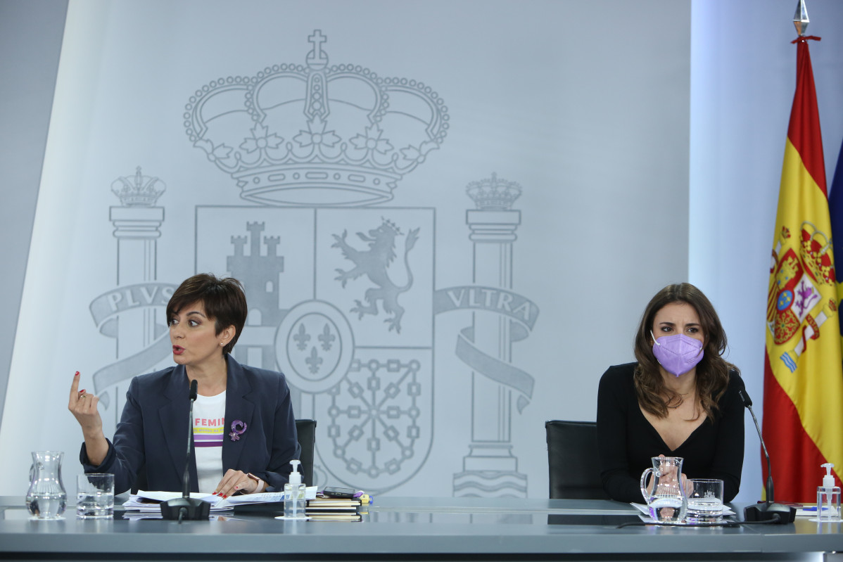 EuropaPress 4298989 ministra portaveu isabel rodriguez ministra igualtat irene montero