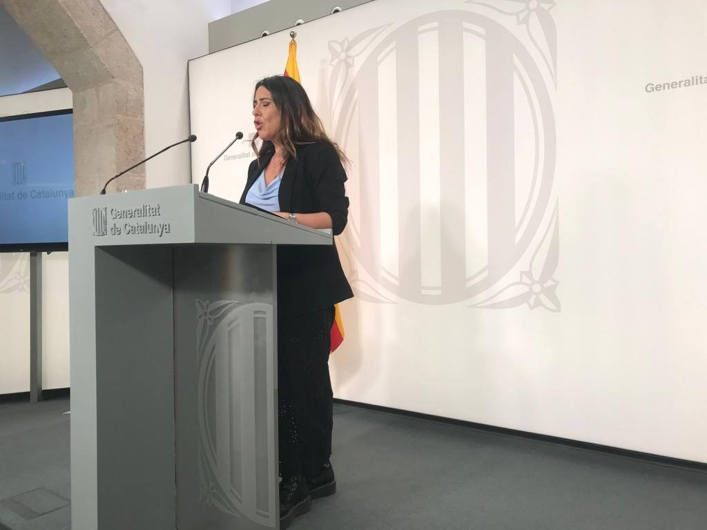 La portavoz del Govern, Patrícia Plaja