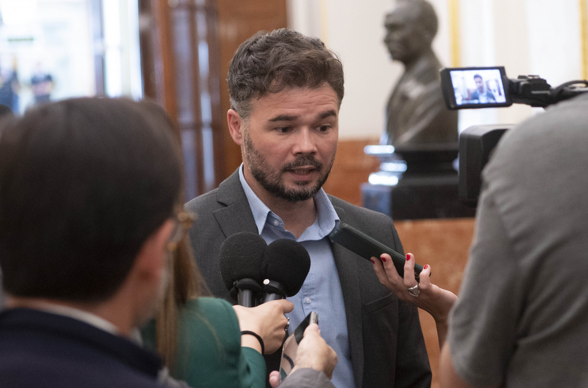 El portaveu d'Esquerra Republicana (ERC) al Congrés, Gabriel Rufián.