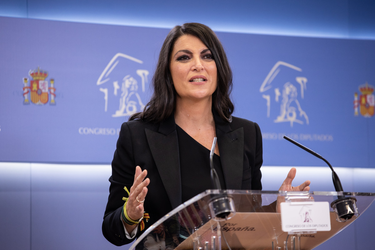 La secretària general del Grup de Vox al Congrés, Macarena Olona