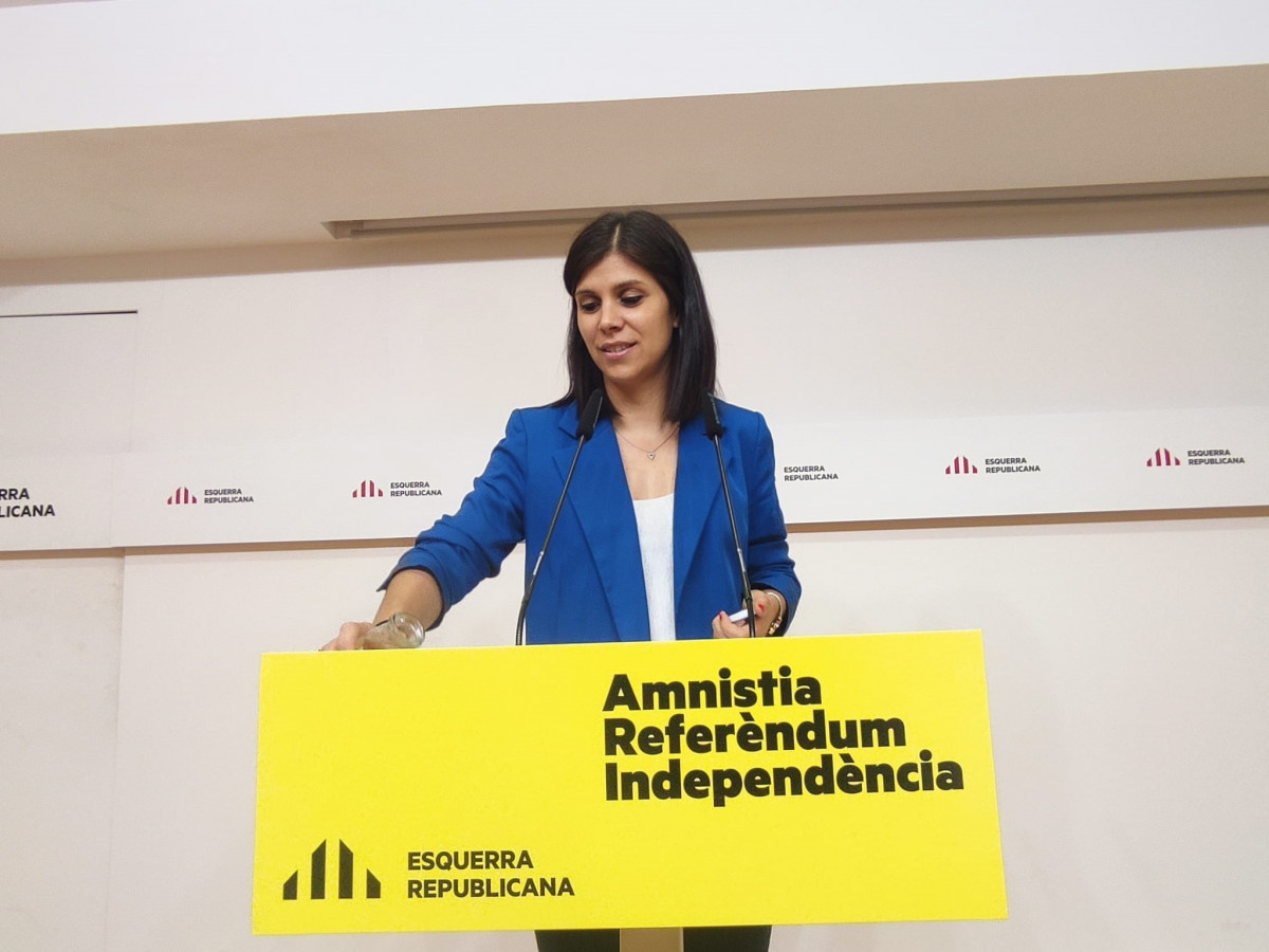 EuropaPress 4469764 secretària general adjunta portaveu erc marta vilalta roda premsa