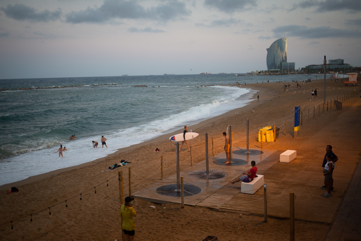 Arxiu - La platja de la Barceloneta