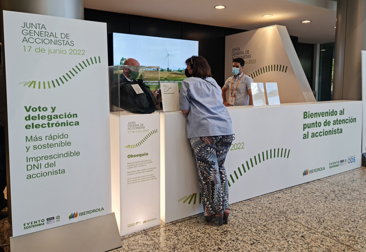 Punt d'atenció a l'accionista d'Iberdrola