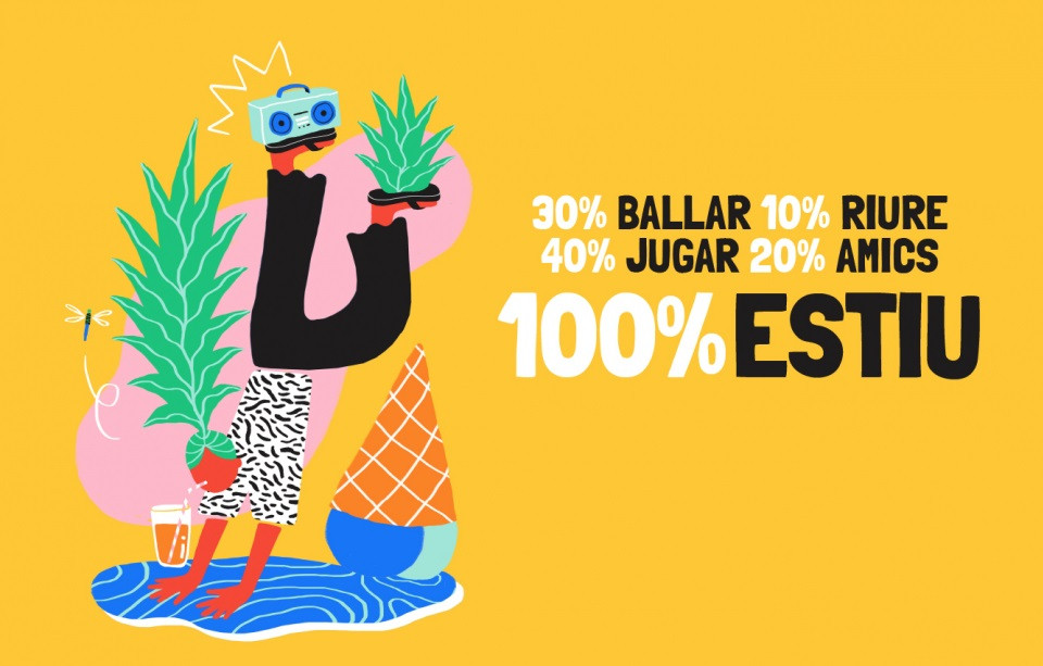 Imatge del portal web '100% Estiu' de l'Ajuntament de Barcelona