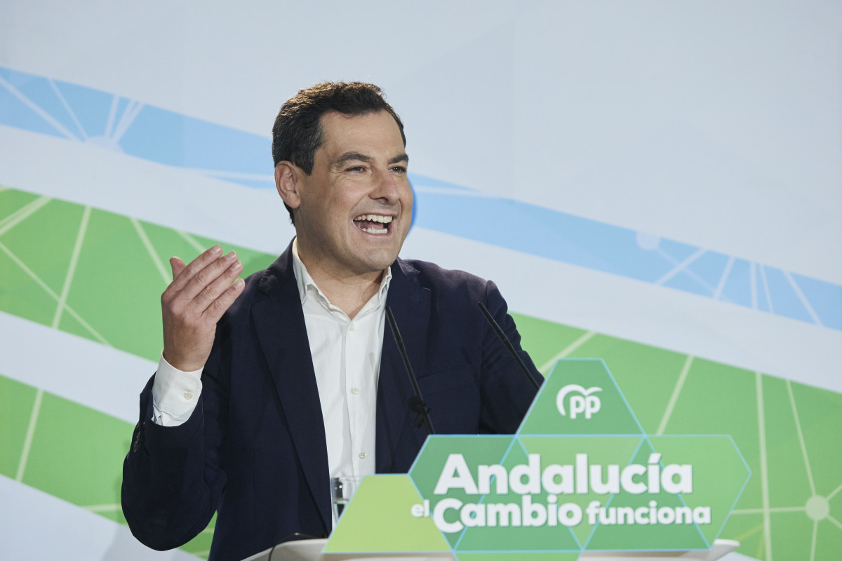 El president de la Junta, Juanma Moreno