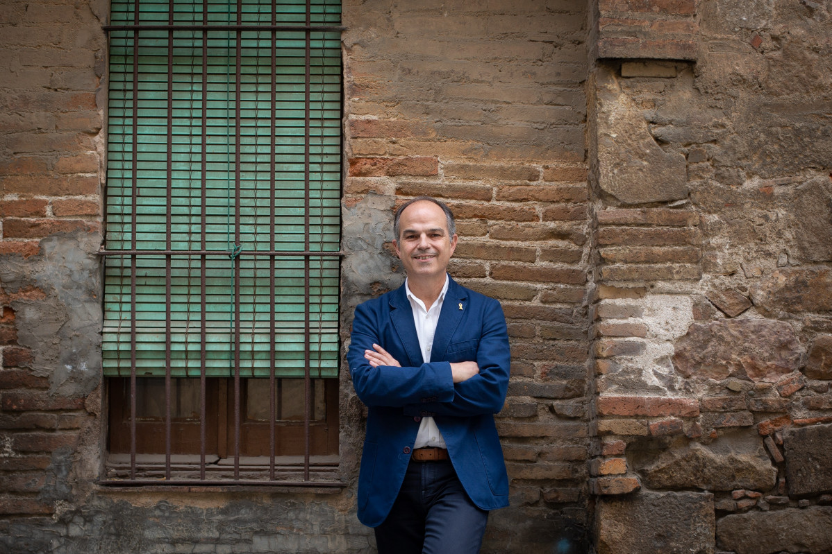 El secretari general de Junts, Jordi Turull, a una entrevista d'Europa Press.
