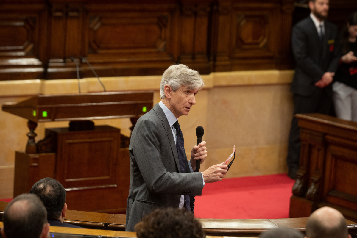 El conseller de Salut, Josep Maria Argimon, al ple del Parlament a 29 de juny de 2022