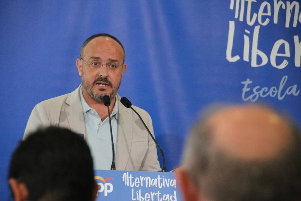 El president del PP català, Alejandro Fernández