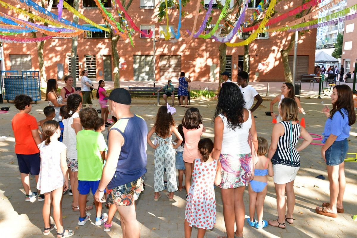 Plaça de Falset durant la festa major d'Eduard Aunós aquest divendres