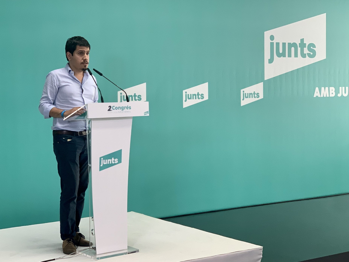 El representant de la ponència de Política del congrés de Junts, Aleix Sarri