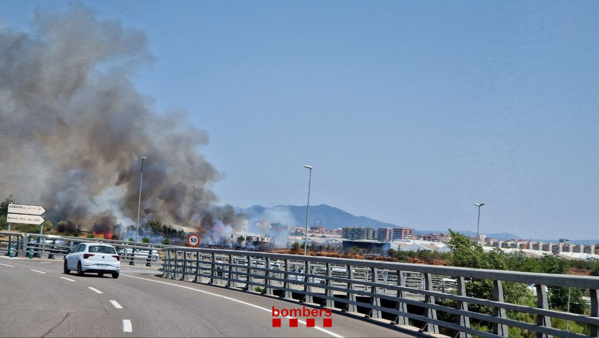 Imatge de l'incendi