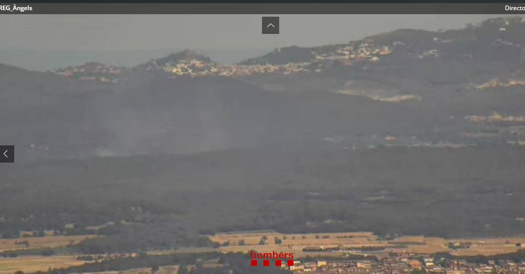 Imatge de l'incendi