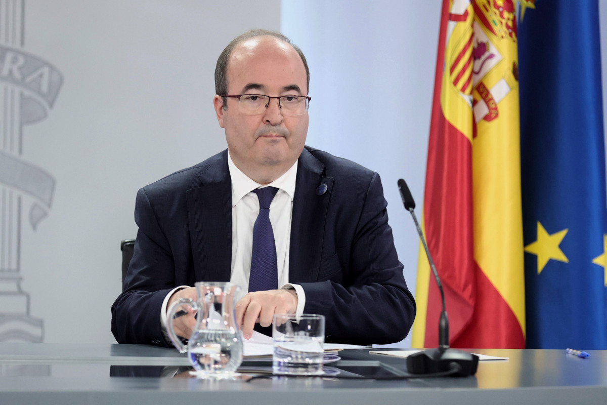 El ministre de Cultura i Esport, Miquel Iceta