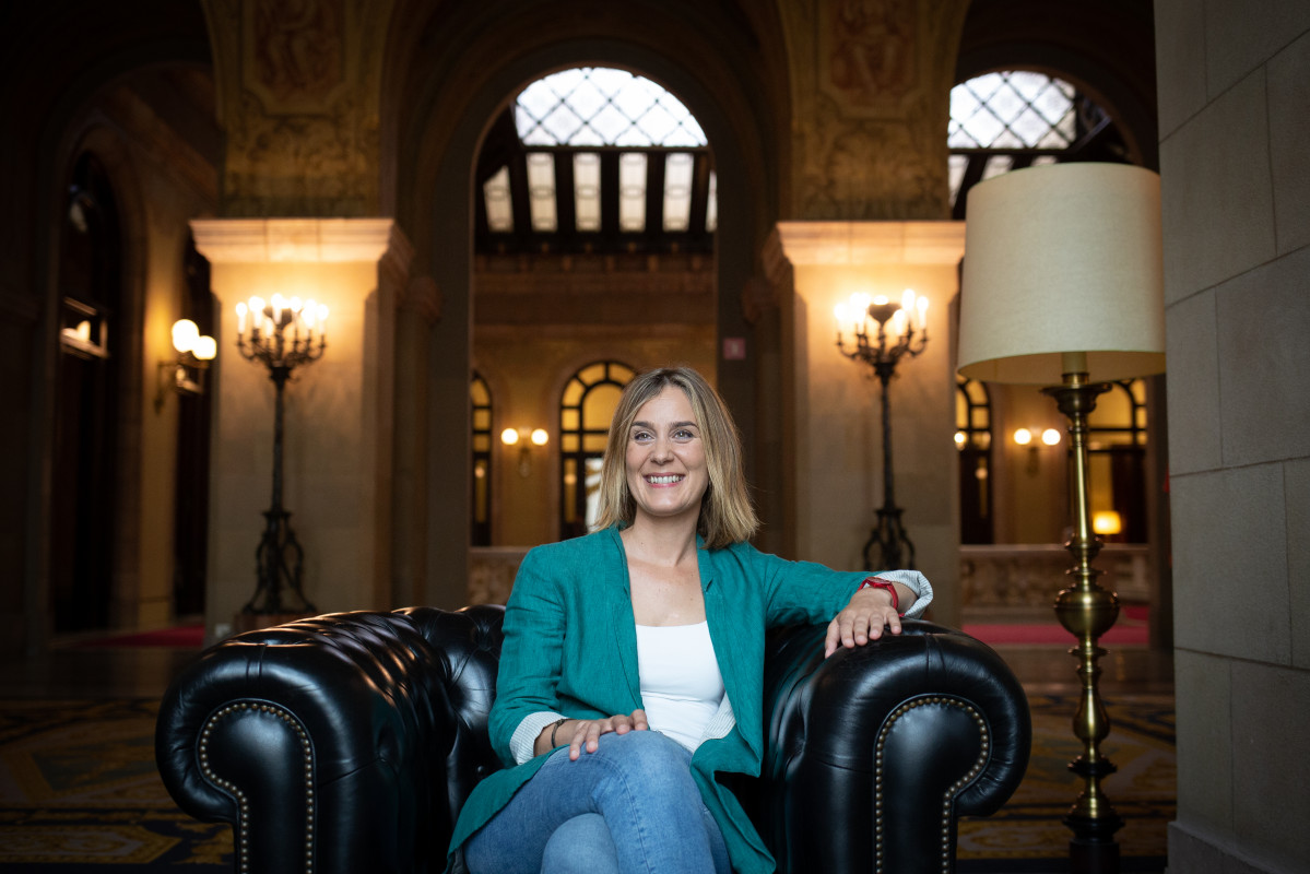 La presidenta i diputada dels comuns al Parlament, Jessica Albiach, en una imatge d?arxiu.