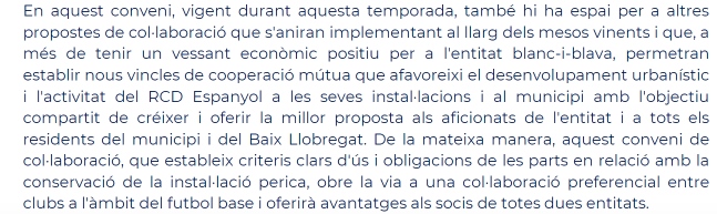 Comunicat del RCD Espanyol