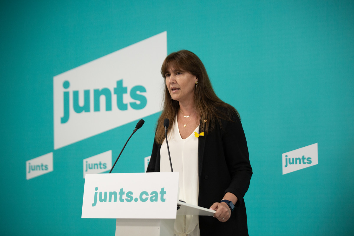 Arxiu - La presidenta del Parlament, Laura Borràs, en una imatge d'arxiu.