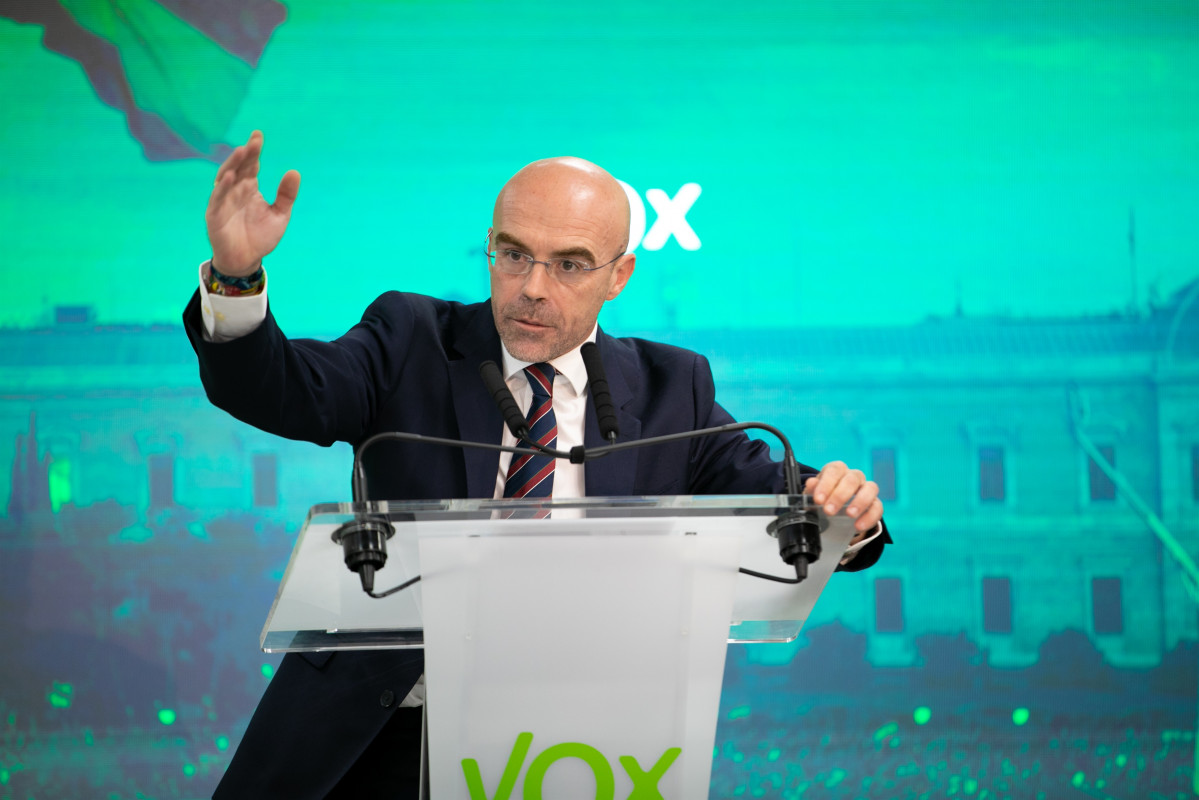 Arxiu - L'eurodiputat i vicepresident primer d'Acció Política de Vox, Jorge Buxadé