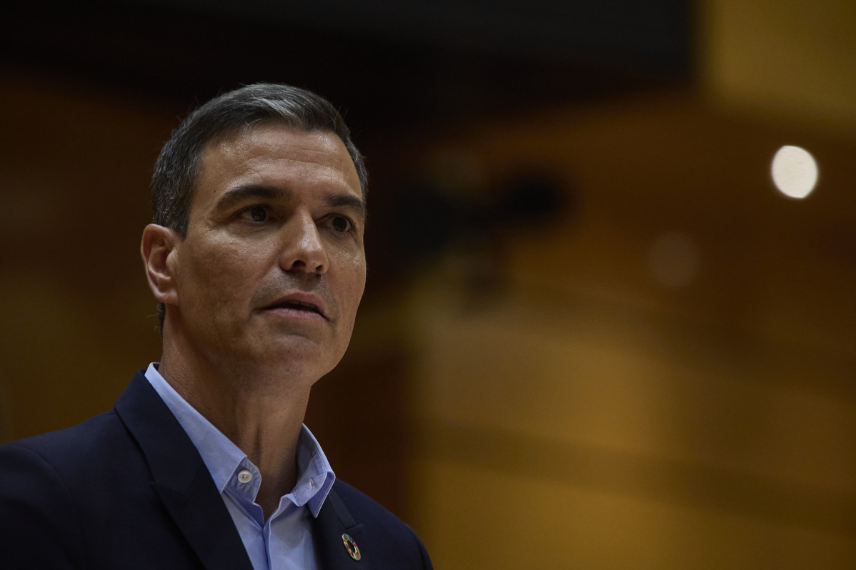 El president del Govern, Pedro Sánchez, intervé durant un debat monogràfic sobre la crisi energètica i el context econòmic, al Senat, a 6 de setembre de 2022