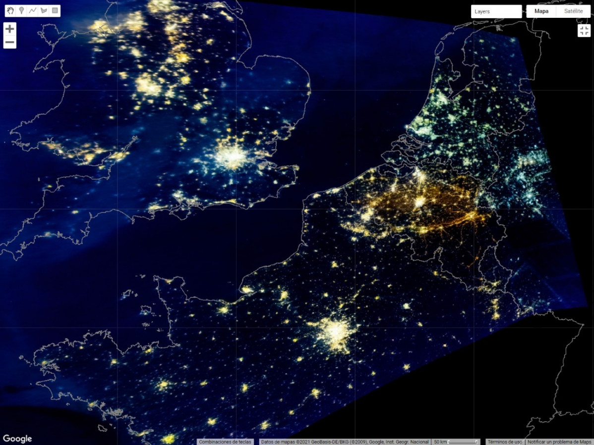 EuropaPress 4683556 il·luminació belgica països baixos alemanya