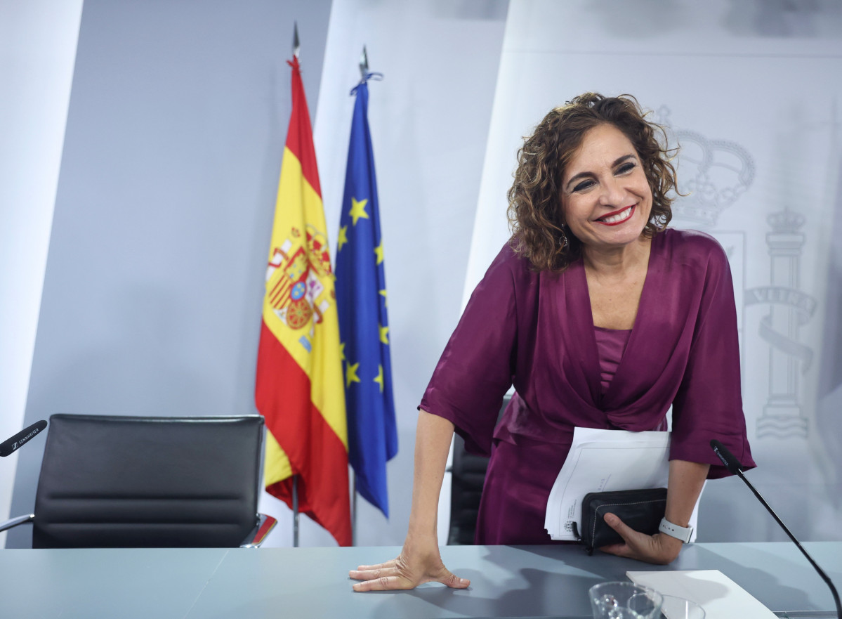 La ministra d'Hisenda i Funció Pública, Maria Jesús Montero