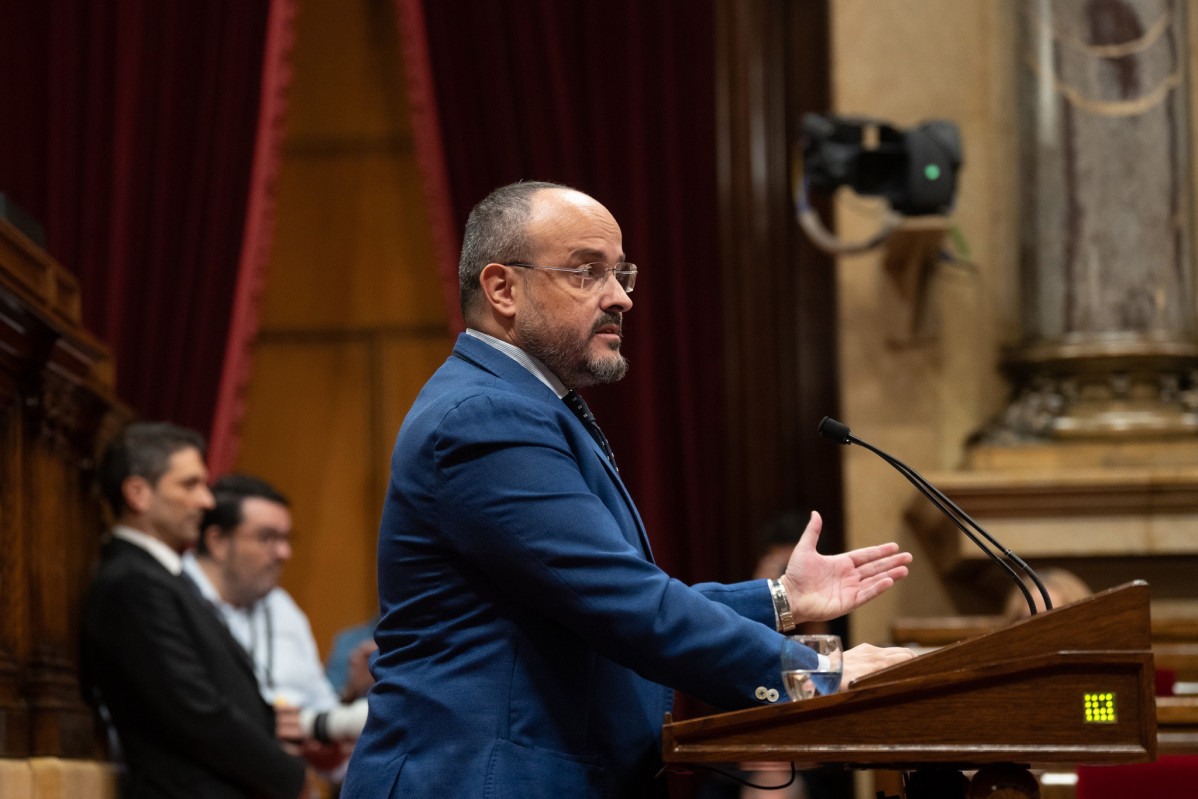 El líder del PP a Catalunya, Alejandro Fernández, a la segona jornada del DPG.