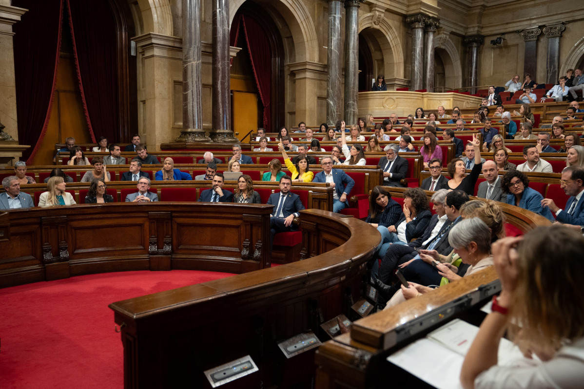 Votació del ple del Parlament de les propostes del Debat de Política General.