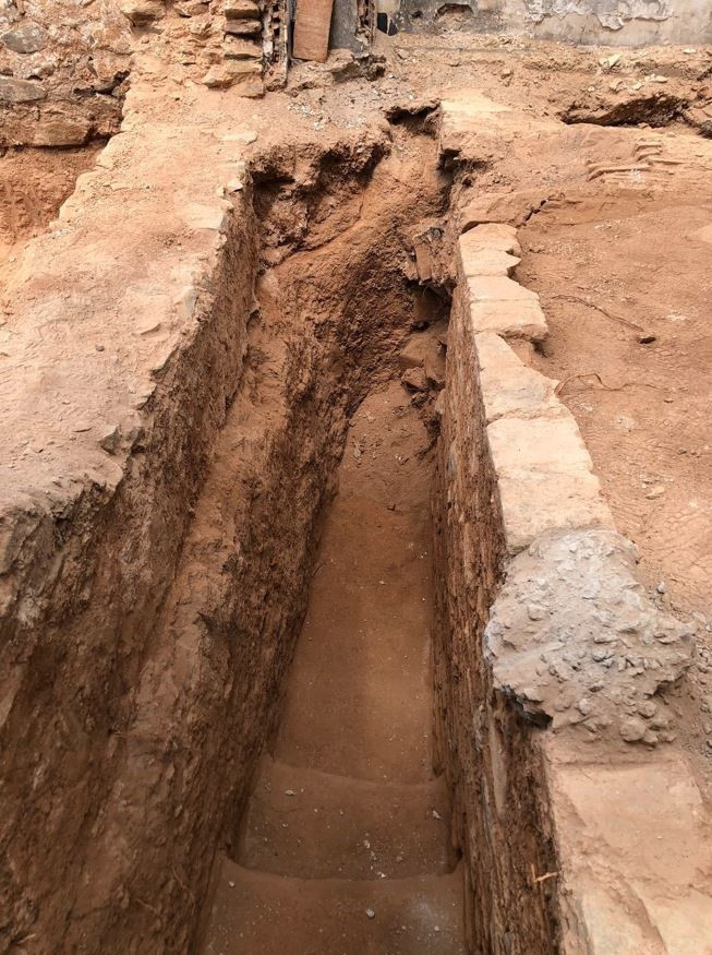 Restes arqueològiques trobades a la masia de Can Valent de Barcelona