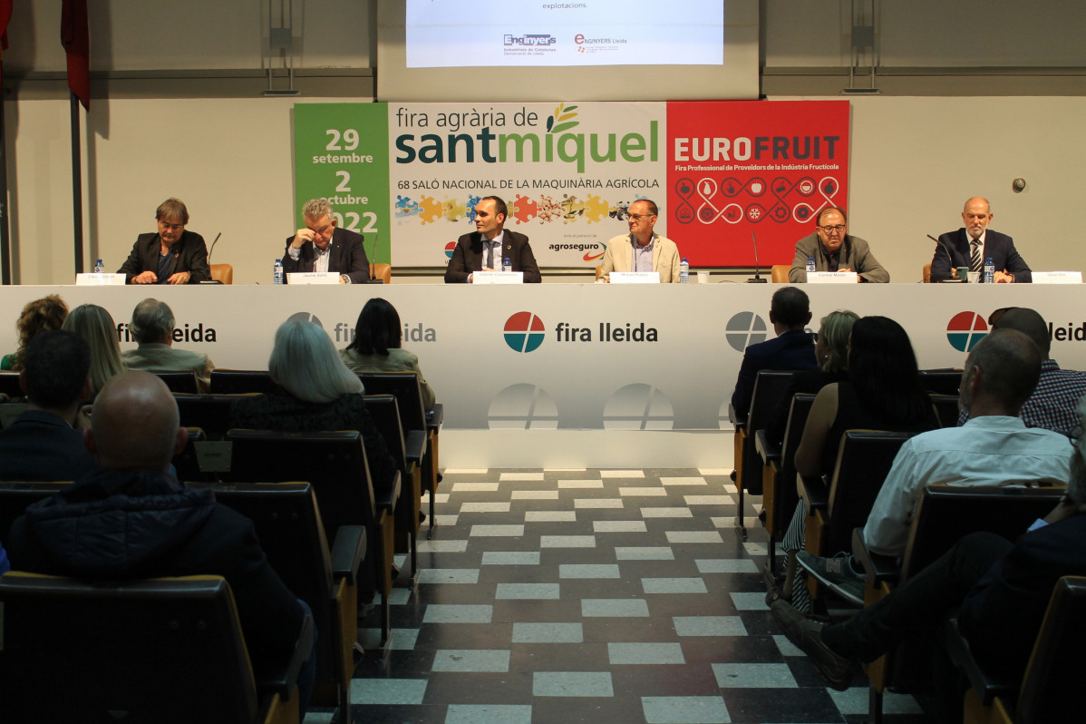 El director general de Polítiques Palanca per al Compliment de l'Agenda 2030 del Ministeri de Drets Socials i Agenda 2030, Gabriel Castañares, ha tancat l'edició 68 de la Fira Agrària de Sant Miquel de Lleida