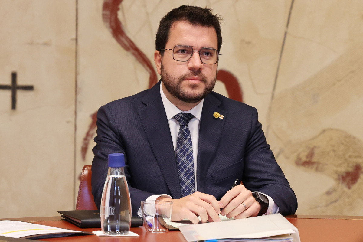 El president de la Generalitat, Pere Aragonès