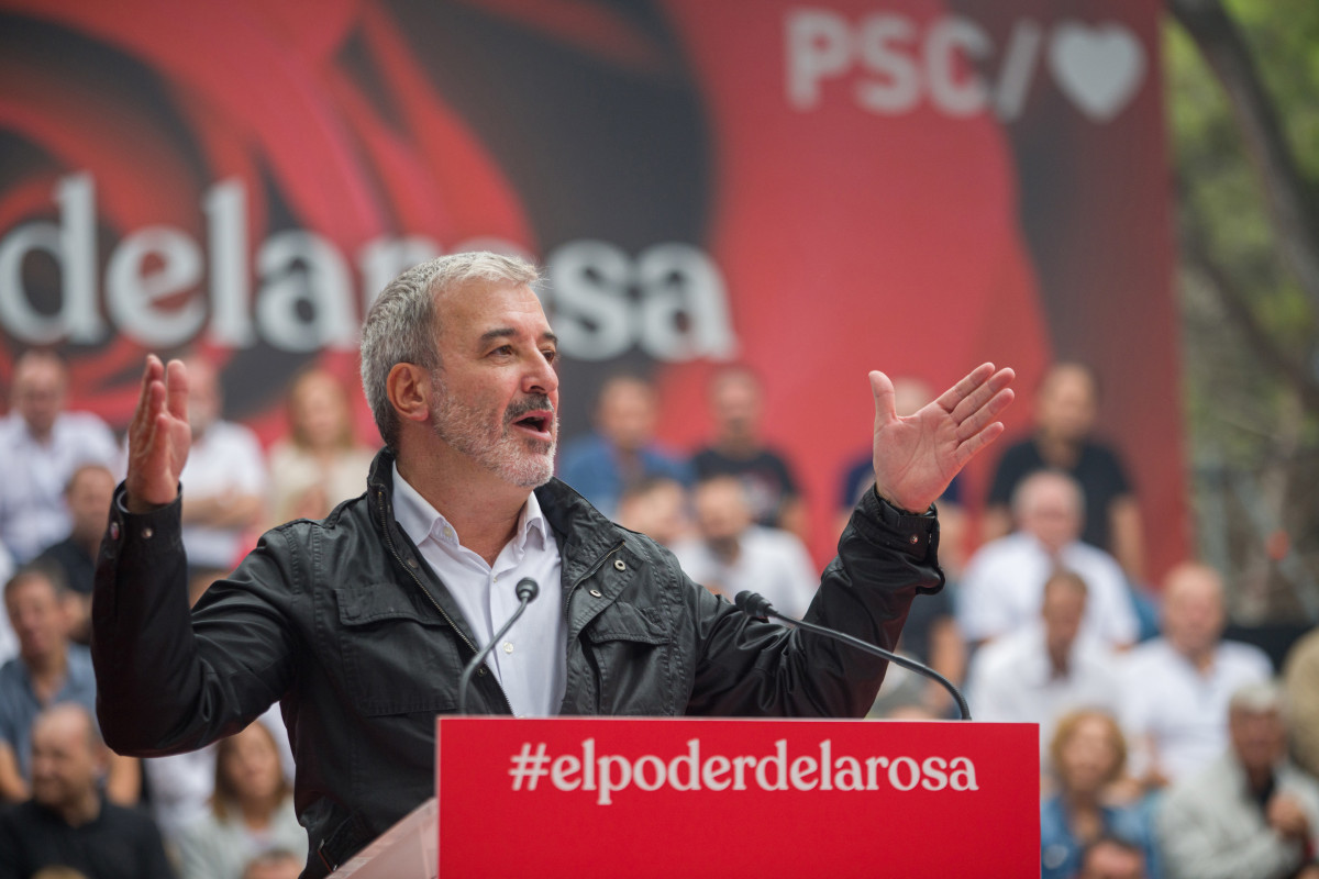 El primer tinent d´alcalde de Barcelona, Jaume Collboni, intervé a la Festa de la Rosa del PSC, en una imatge d´arxiu