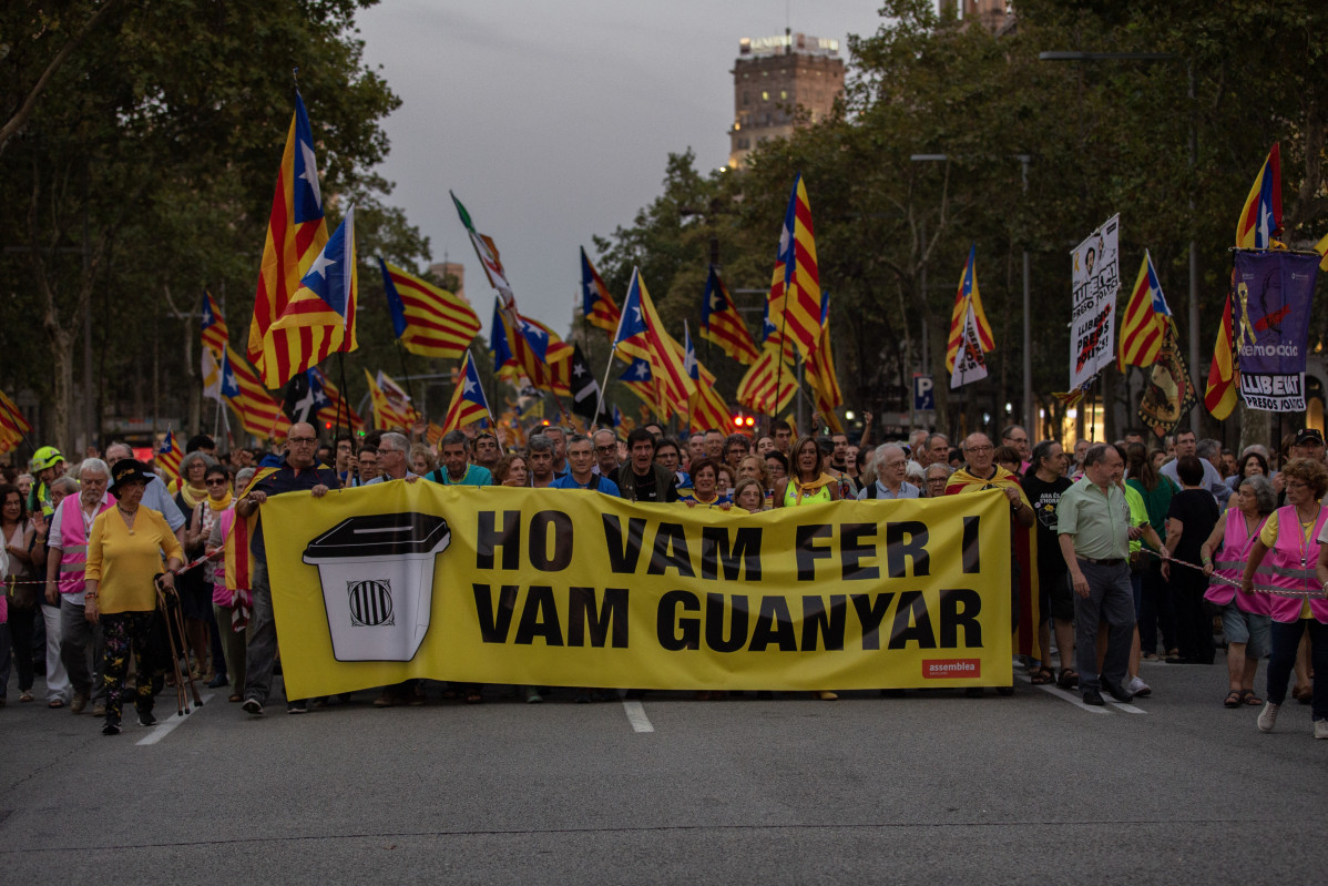 ECatalunyapress participants manifestació anc cartell lema ho vam fer vam guanyar