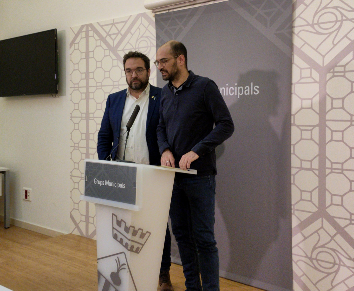 EuropaPress 2618610 dos exalcaldes actuals regidors ple sabadell juli fernandez maties